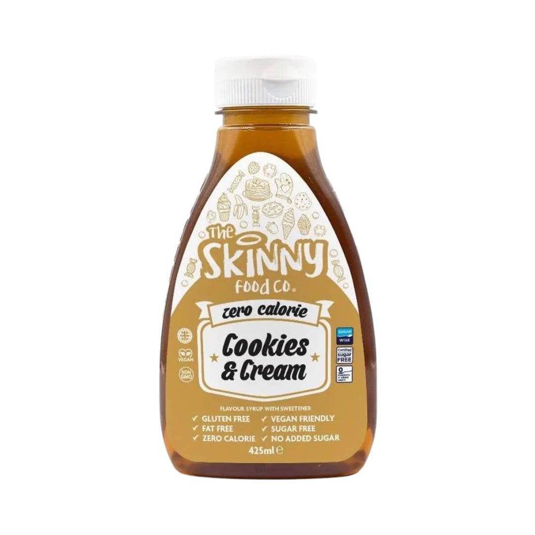 2 x Skinny Food Co Zero Calorie syrup Sugar Free Fat Free Keto Guilt Free 425ml