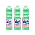 Asevi Concentrated Floor Cleaner Liquid – Fresh & Powerful Cleaning for Laminate, Stone & Hard Surfaces – Multipack 3 x 1L Bottles