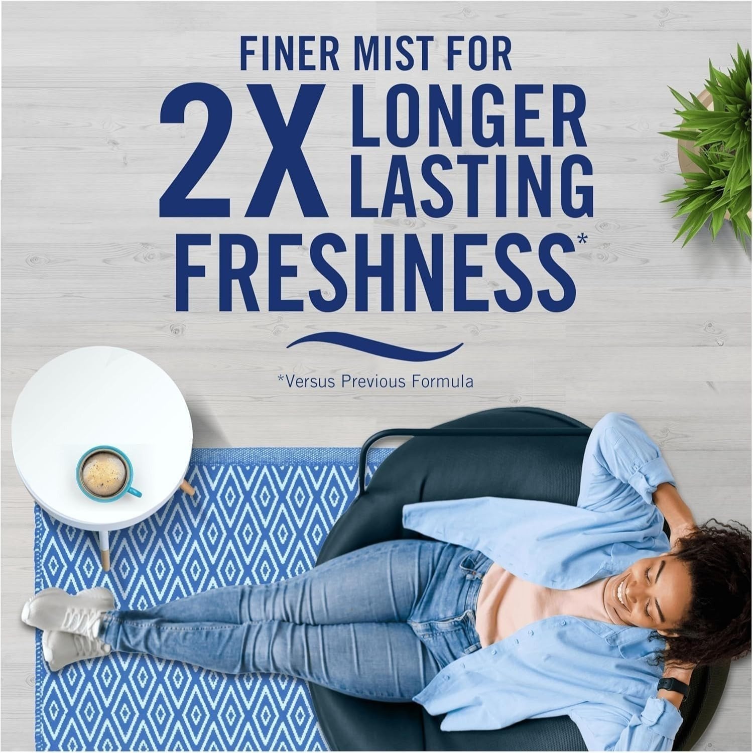 Air Freshener Spray Blossom & Breeze 185ml with OdourClear Technology, Room & Bathroom Air Mist, Light Floral Freshness for Home