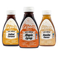 Skinny Food Co Zero Calorie Syrup – Salted Caramel, Maple, Vanilla – 3 Pack (3 × 425ml)