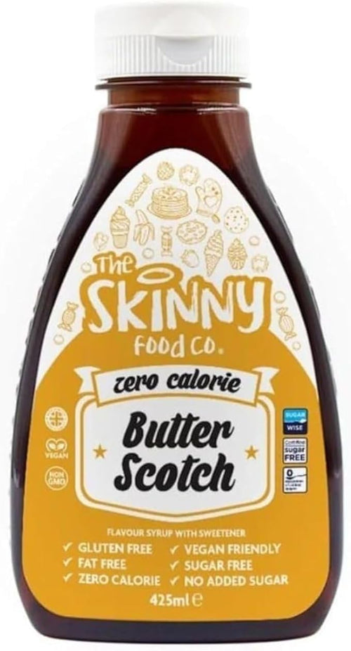2 x Skinny Food Co Zero Calorie syrup Sugar Free Fat Free Keto Guilt Free 425ml