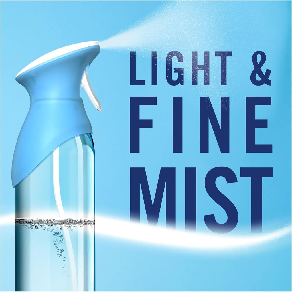 6X Febreeze Air Freshener 185Ml SprayFresh Scent for Home & Bathroom Odour Eliminator, Long-Lasting Freshness