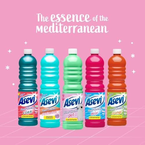 Asevi Pet Floor Cleaner  Cleaning Liquid – Strong Formula for Floors, Tiles, Surfaces and Household Protection – 1L Bottle