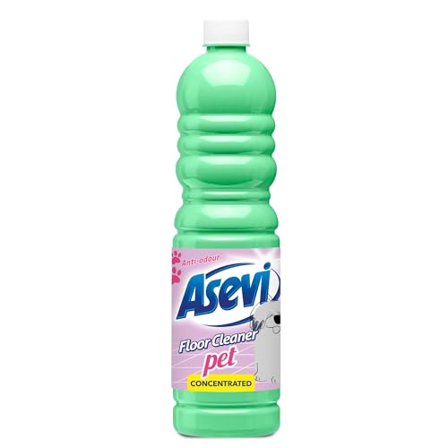 Asevi Pet Floor Cleaner  Cleaning Liquid – Strong Formula for Floors, Tiles, Surfaces and Household Protection – 1L Bottle