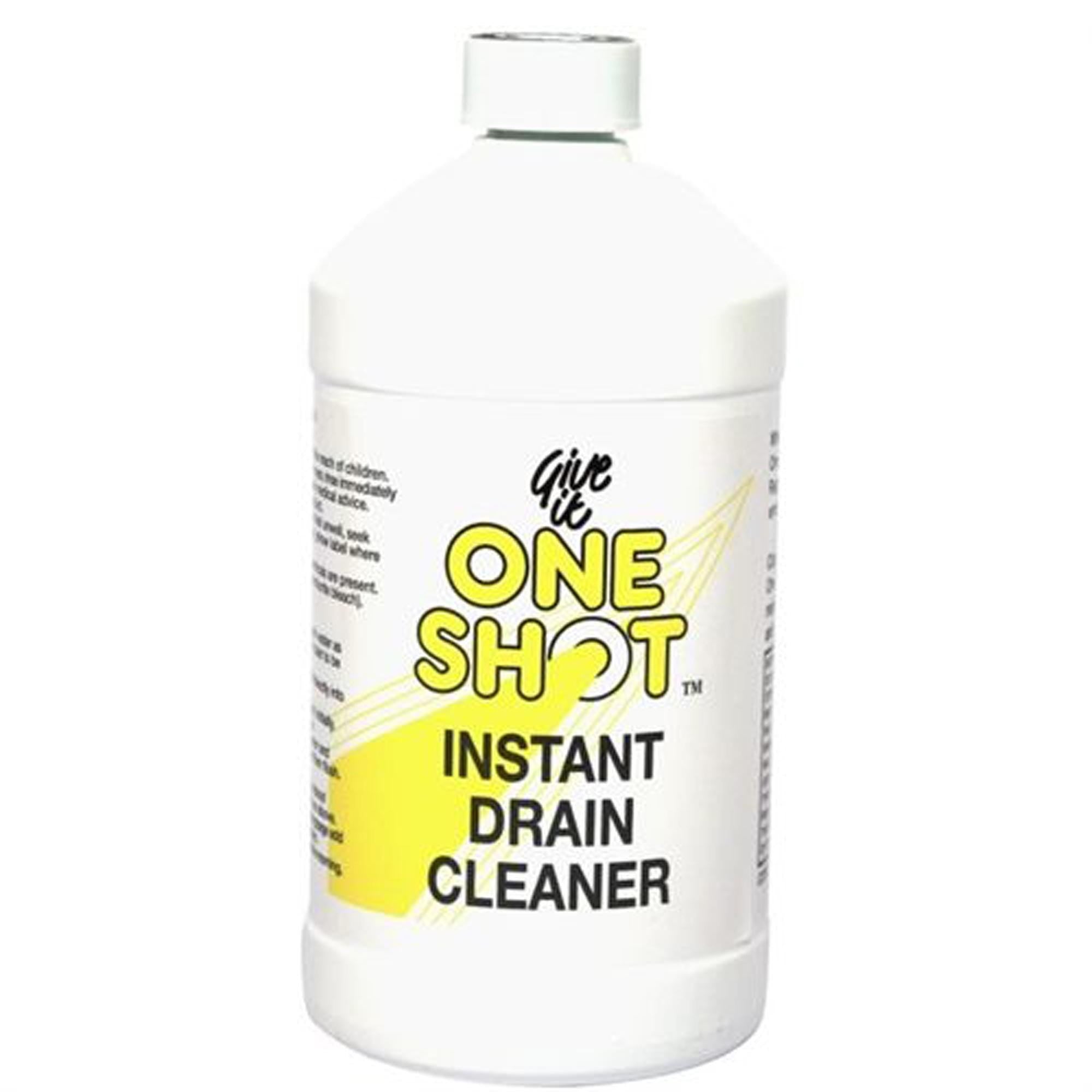 Give It One Shot | Instant Sink / Toilet / Drain Heavy Duty Cleaner Unblocker | 1 Litre